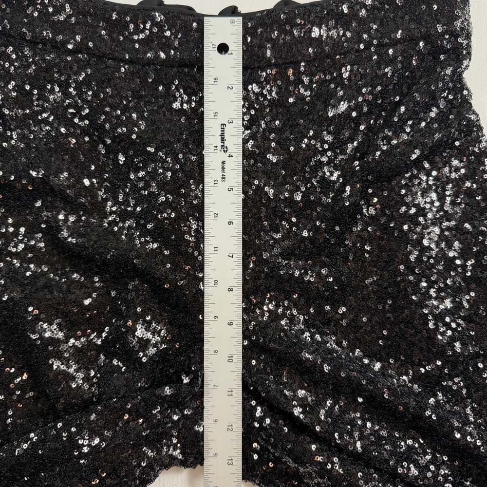 Banana Republic Glam Black Sequin Wide-Leg Pants M NWT Cocktail Glam Disco - Picture 13 of 13